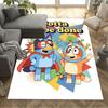 Bluey Friends Adventure Floor Rug Office Rug Perfect for Dormitory Dining Room Outdoor Foyer Antislip Carpet Decorate Offices Birthday/Christmas Gift