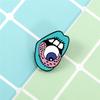 Horror Eyeball In Mouth Witch Hand Enamel Pins Devil Punk Brooch Denim Jackets Shirt Lapel Pin Gothic Badge Cartoon Jewelry Gift