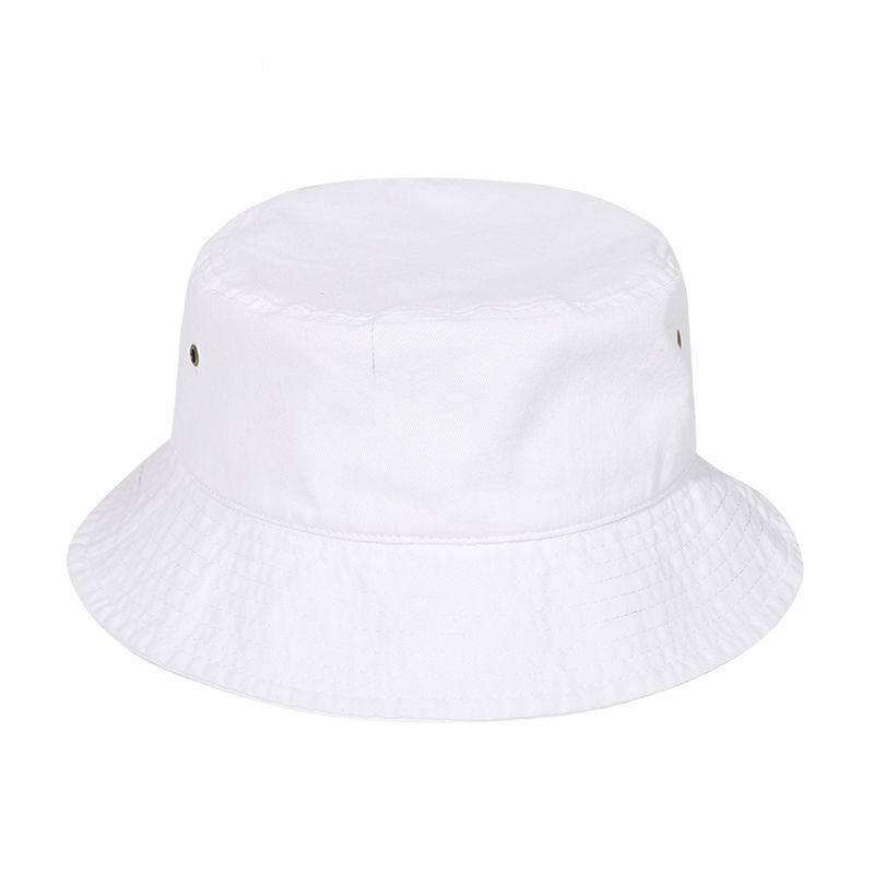 Vintage Baumwoll-Bucket-Hat für Männer und Frauen mit breiter Krempe