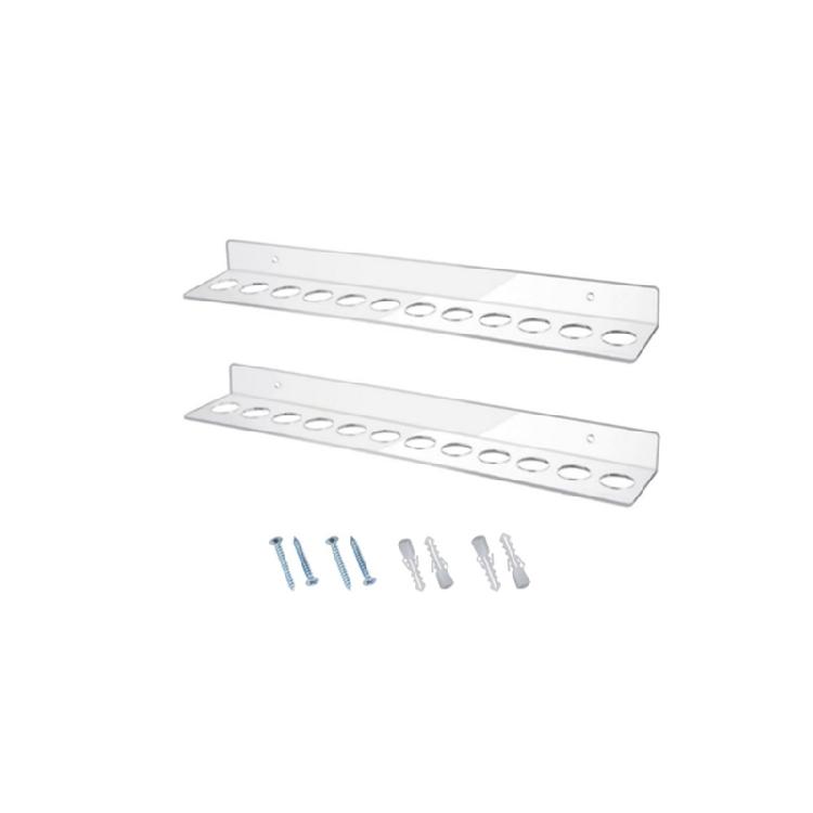 Прозрачный настенный органайзер для хранения ножниц с 12 отделениями из акрила органайзеры для рукоделия стойка для инструментов для дома офиса мастерской для ежедневного использования 1530₽