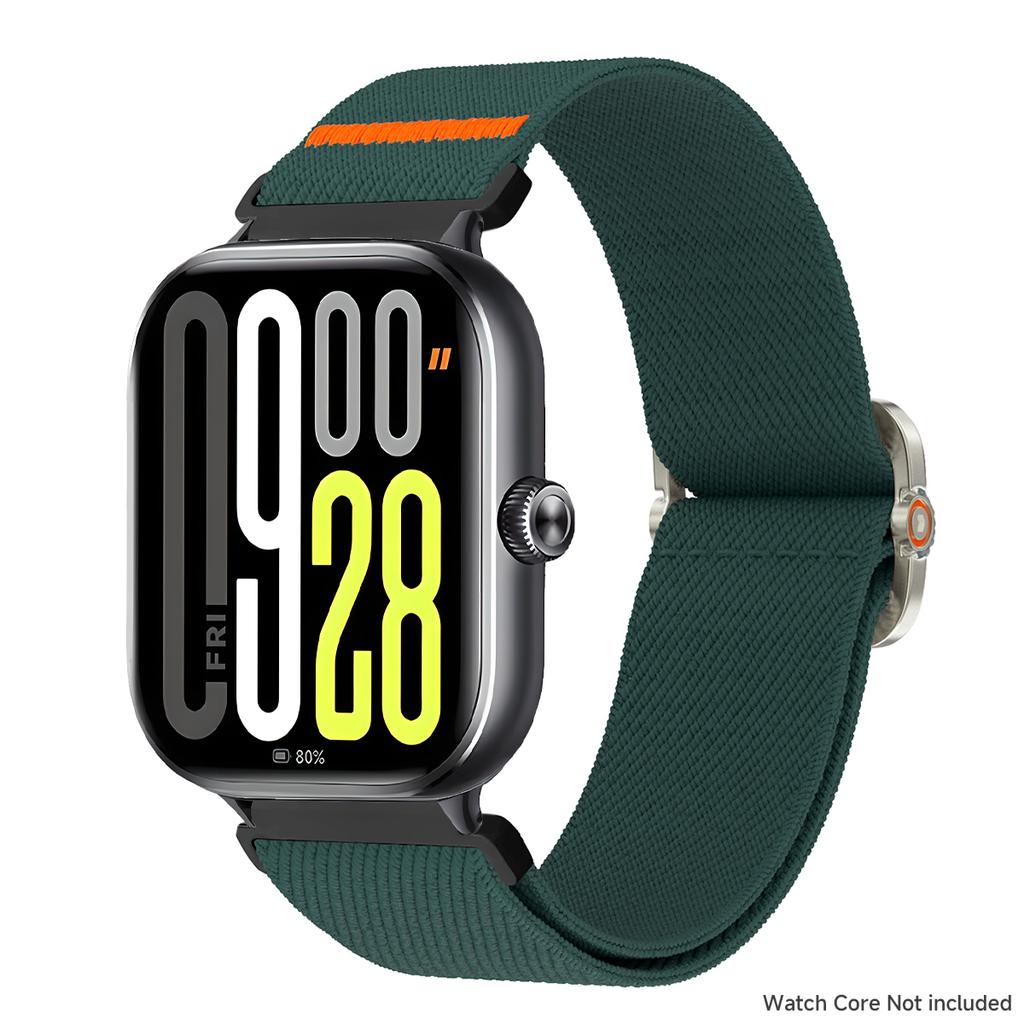 Elastic Nylon Band For Xiaomi Watch Miband 9/8 Pro Braided Sport Strap For Redmi Watch 6 5 4 Smartwatch Bracelet Accessories