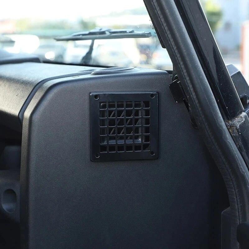 Auto-Armaturenbrett auf beiden Seiten Luftauslassabdeckung für Land Rover Defender 90 110 130 2004- Auto-Innenzubehör