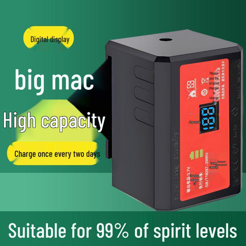 

Universal High-Capacity Push-Type Lithium Battery Charger with Infrared Laser Unique