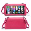 New mini versatile simple touch screen mobile phone bag, fashionable and lightweight niche messenger shoulder bag wallet woman