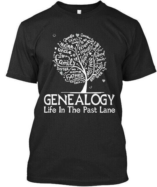 

Love Doing Genealogy Life In The Past Lane T-Shirt Made in the USA Size S to 5XL L