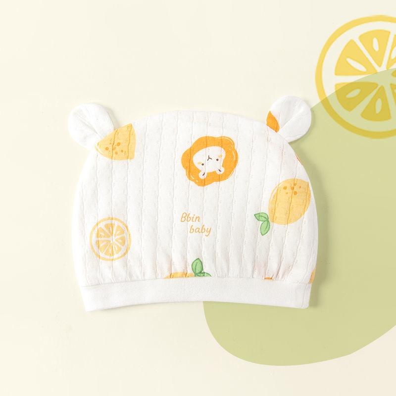 Rivestimento in Cotone Berretto Fetale per Neonato Berretto a Cuffia Colori Caramella per Neonato Stampa Carina Bambine Bambini Cappello in Cotone cotone pulito Primavera Autunno
