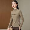 Women's Mock Neck Slim Fit Long Sleeve T-Shirt