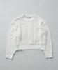 Nano Universe Tulle Mohair Knit Pullover be paired with other Size F Women's (Can items) (110), Blue, 669-5122304