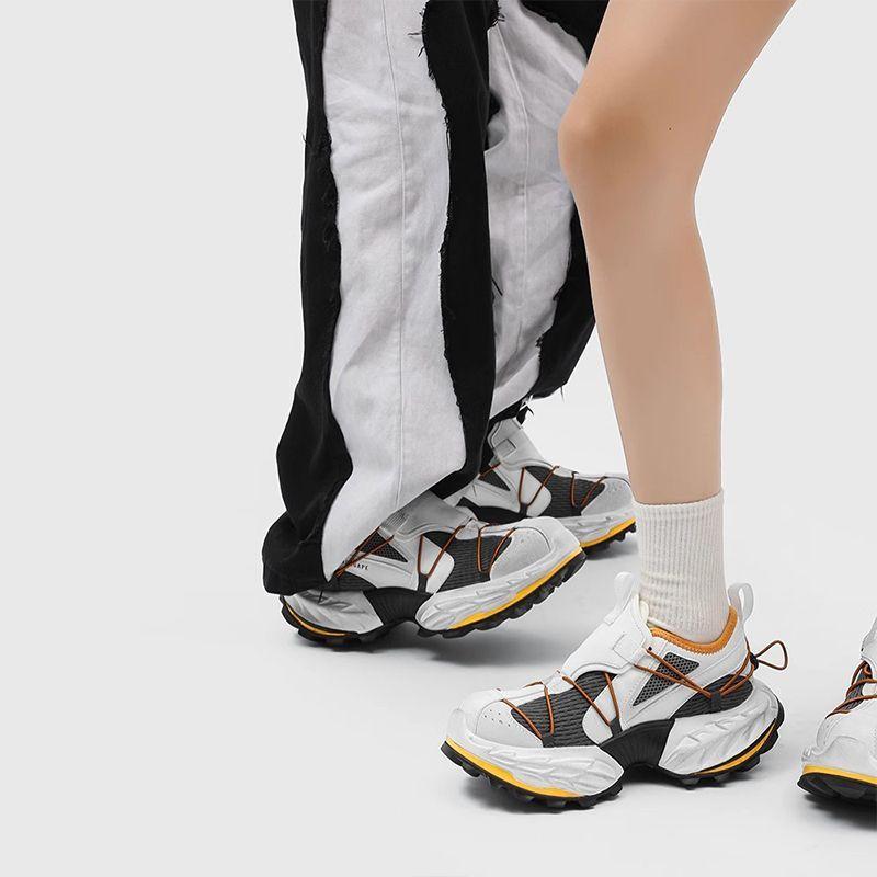 High End Fashionable Men's Casual Shoes Men's New Trendy Mesh Breathable Running Shoes Men's Personalized Sports Shoes