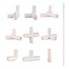 Connecteur PVC Diamètre Extérieur 12mm Coude Droit Té Joint à 4 Voies Té à 60/90/120/135 Degrés Adaptateur Tuyau de Jardin Raccords de Tente DIY