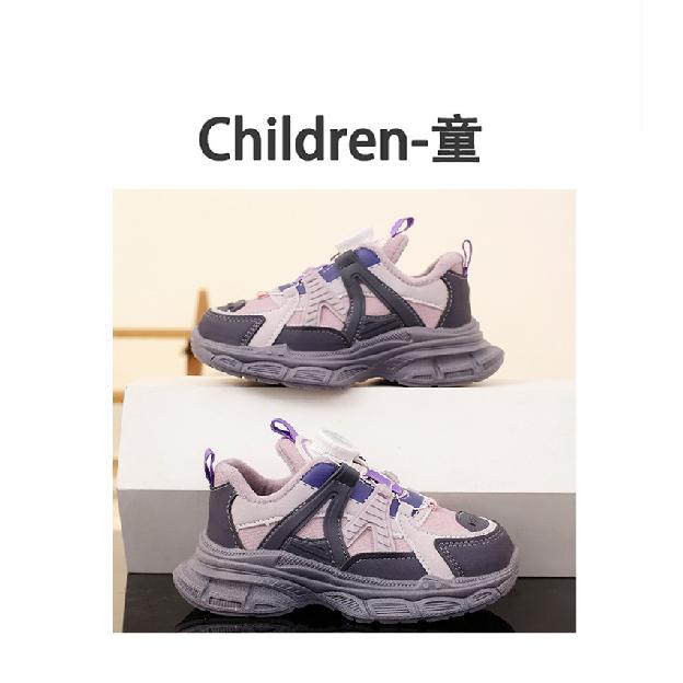 2026New autumn style girls' dad shoes, children's shoes, breathable sneakers, autumn shoes, children's trendy street shoes