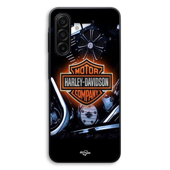 Cover Per Samsung Galaxy A17 Motociclette Logo Harley Davidson Maniacase nero