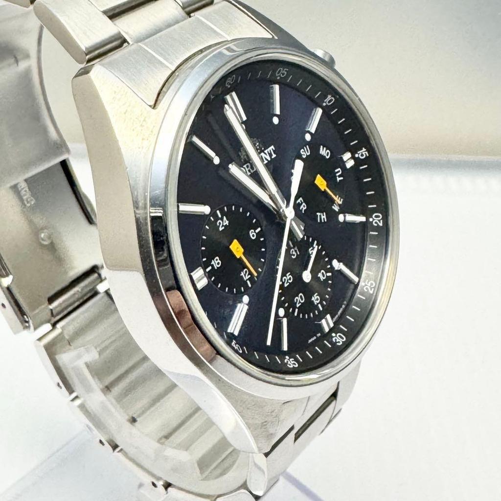 Used ORIENT Men's Chronograph Black Panda WV0021UZ