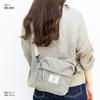 Shoulder Bag Mini Shoulder Square Crossbody Water Repellent Lightweight Sustainable Eco Small Shoulder Logo 0318 Gray [Snoopy] (SPZ-2921)