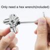 Convenient Puncture Valves Kits Refrigerator Valves Piercing Tap Valves Metal Material for Quick Refrigerants Refills