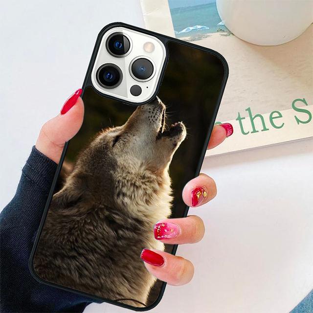 Snow Wolf Coque Shell For iPhone 17 Air 15 16 14 13 12 Pro Max 11 Pro Max Plus Phone Case Cover