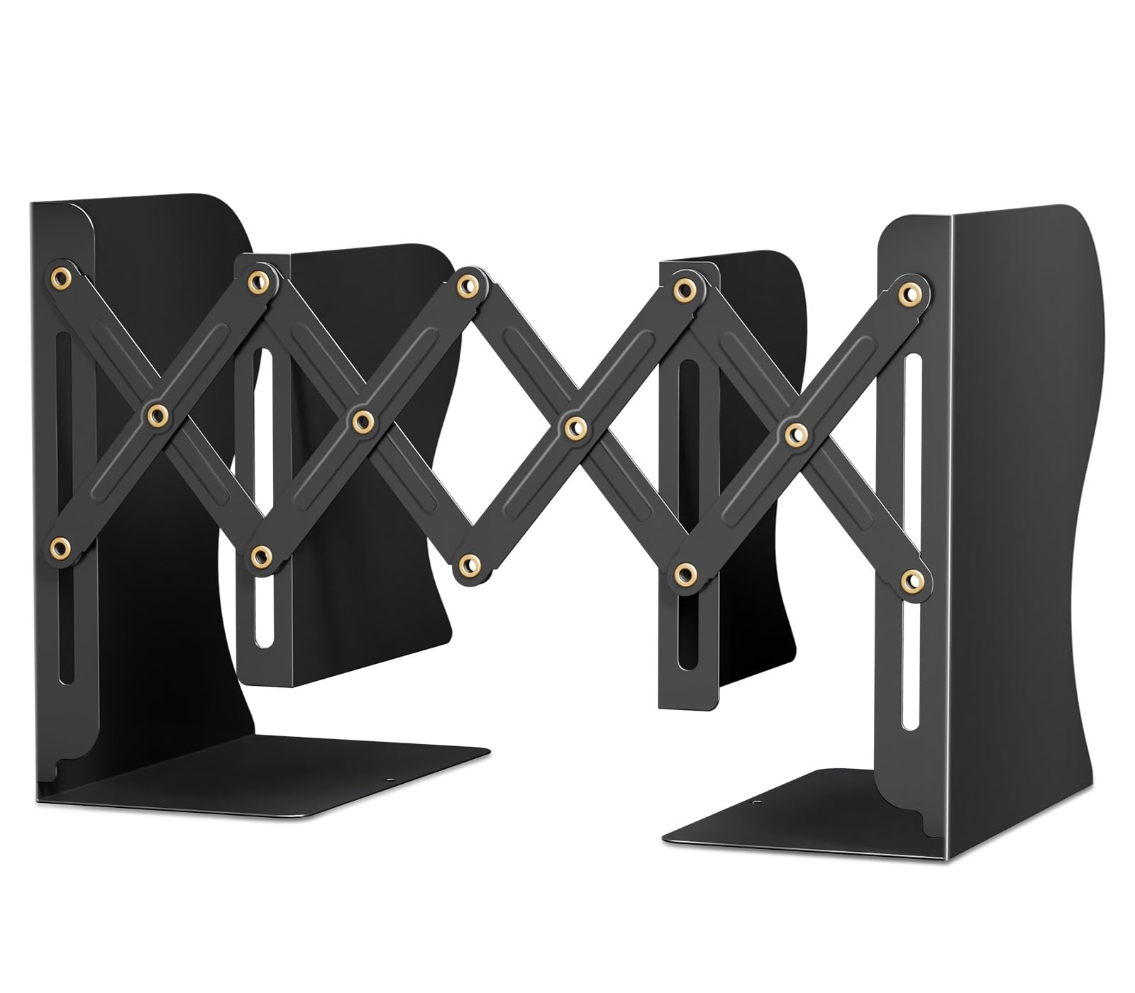 

TICARVE Book Book Adjustable Desktop Book Adjustable Office Convenient to Black Stand, Holder, Divider, 10cm-48cm, Stable, Compact, Storage, чёрный