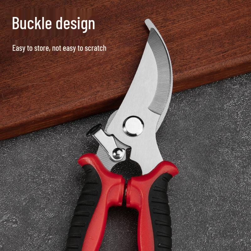 Stainless Steel Multi-Purpose Pruning Shears for Garden & Flower Arrangement