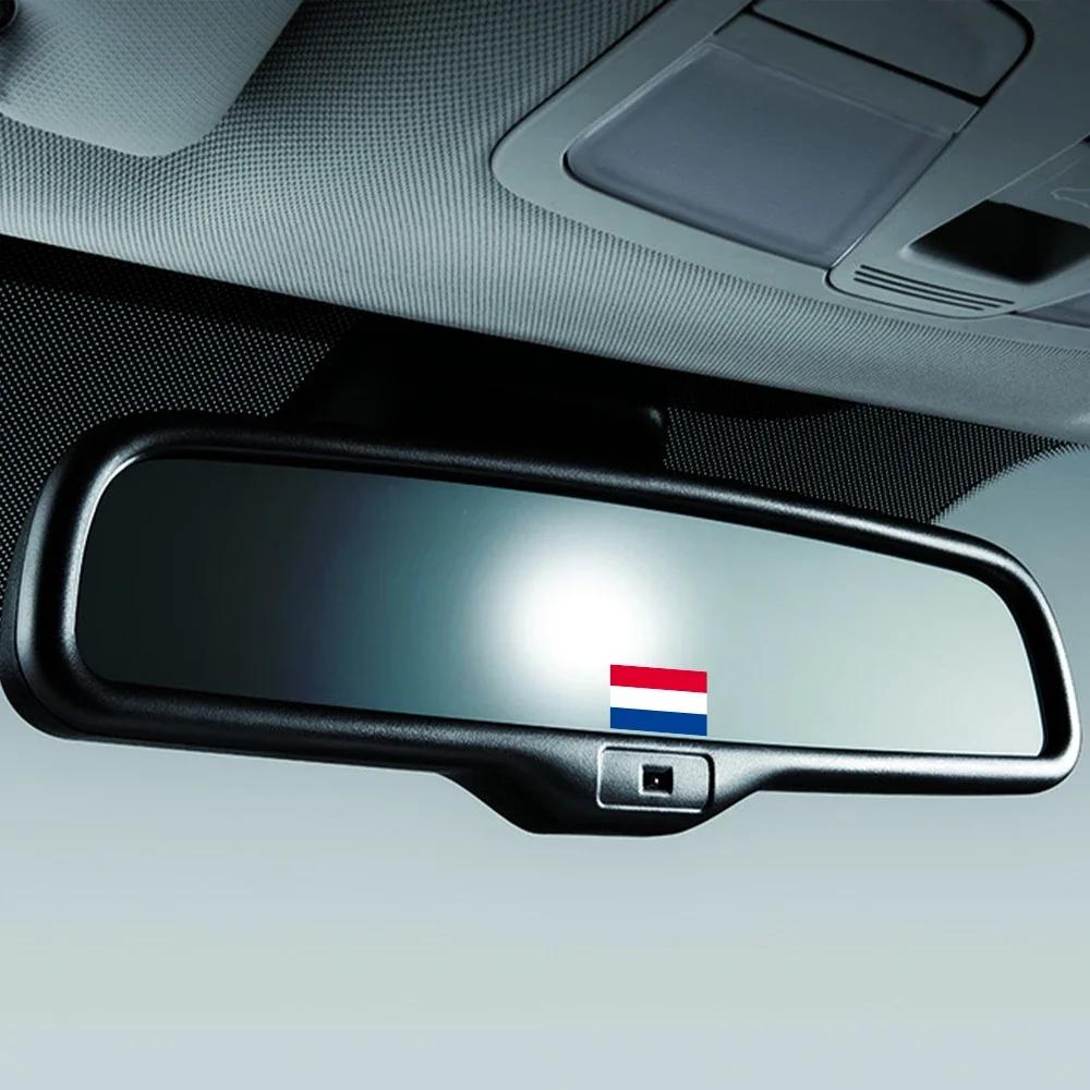 3pcs Netherlands Flag Stickers Auto Motorcycle Decoration PVC Sticker Waterproof Styling Decals Car Exterior Accessories