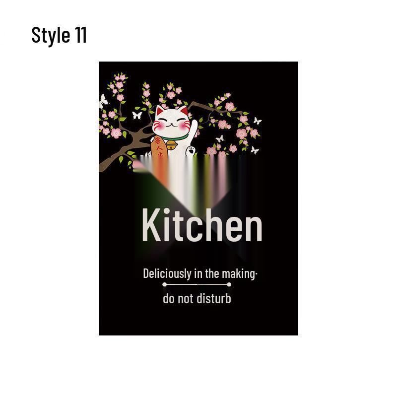 Japanese Style Kitchen Half Curtain