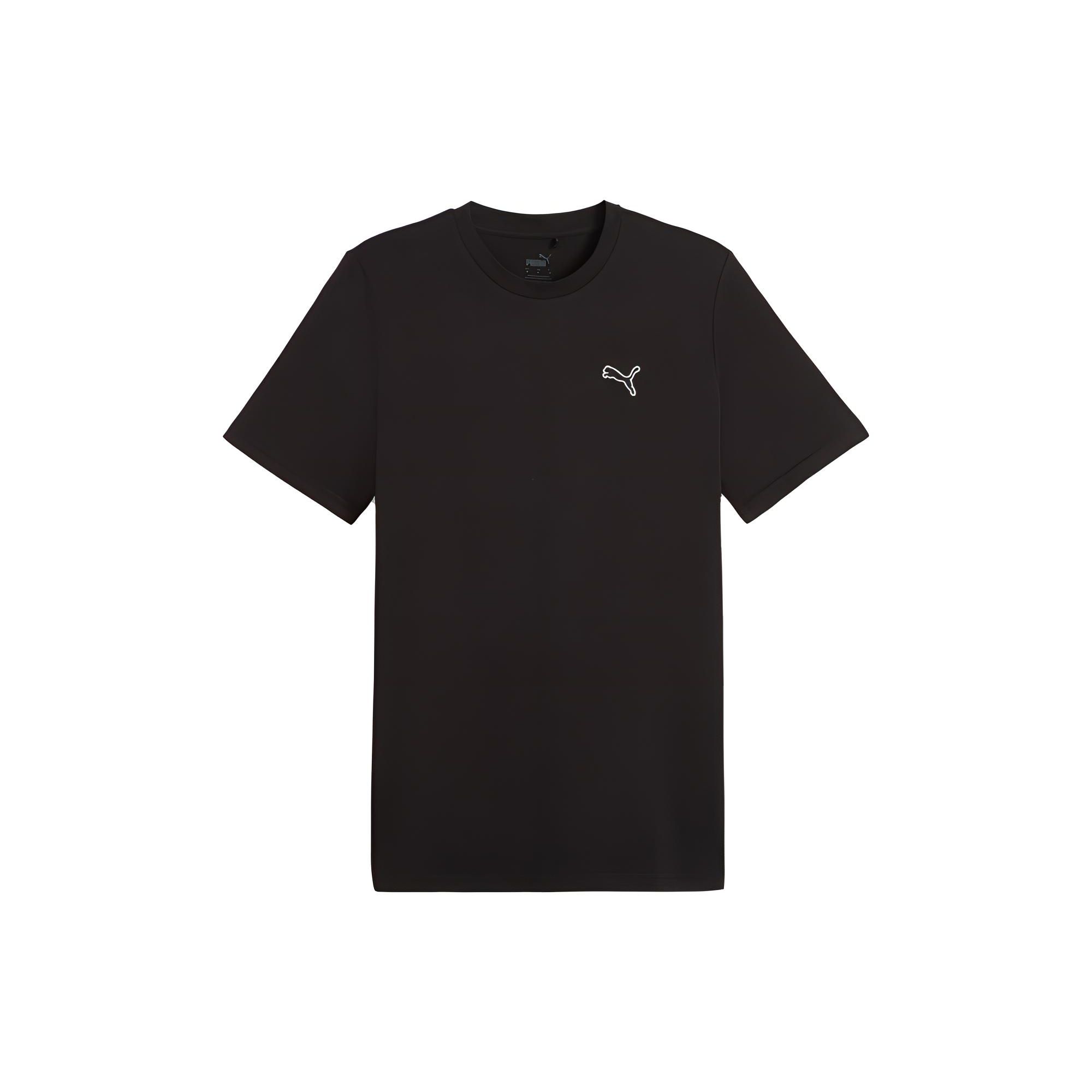 

Футболка Puma Better Essentials, однотонная, повседневная, с круглым вырезом и коротким рукавом, мужская, черная 675977-01 S