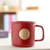 Creative Ceramic Letter Emblem Mug