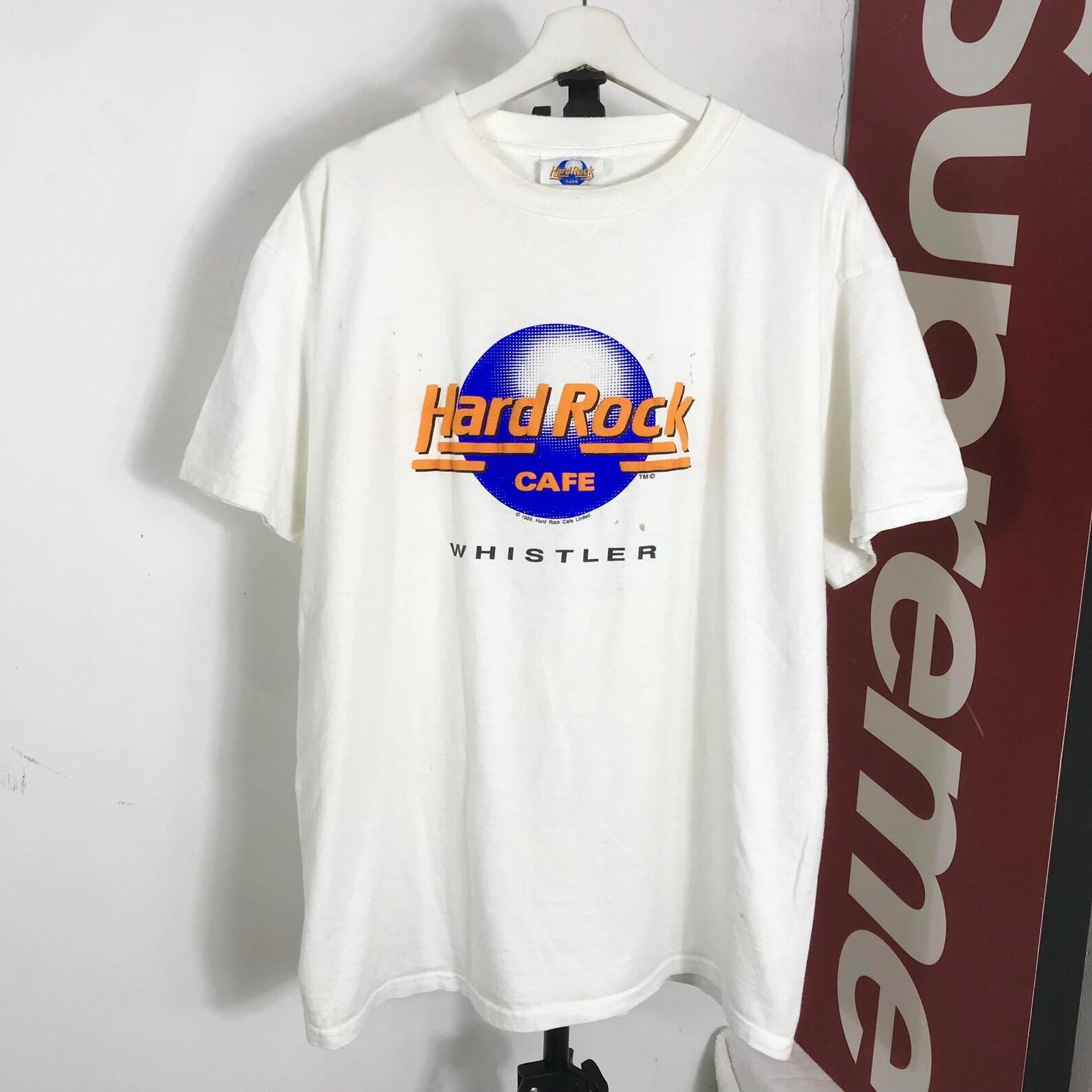 Vintage 90s hard rock cafe whistler canada / vintage surfwear / hard rock country / hard rock world / dance cafe / vintage 90s hard rock L