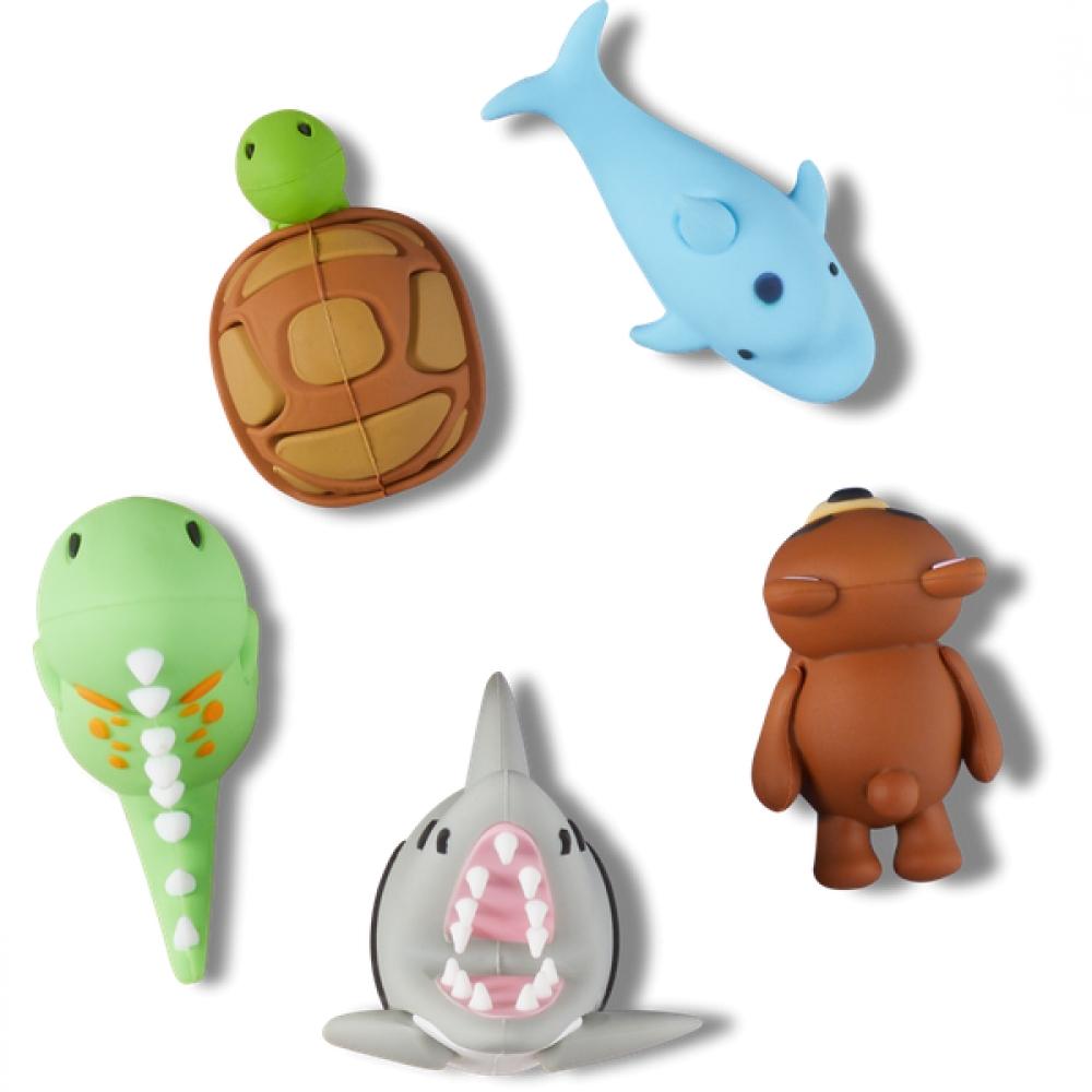 

Crocs Galleria Crocs Headquarters 3d Animal 5 Piece Set Gbitz 10013722 shuffle/one sizefree