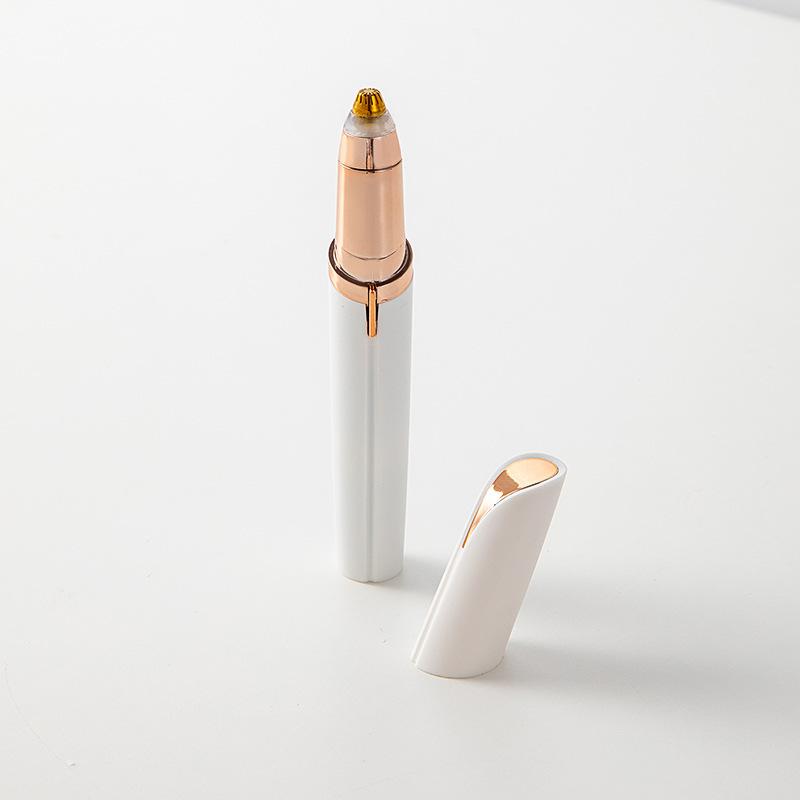 Elektryczny depilator do twarzy damski trymer do brwi Mini przenośne