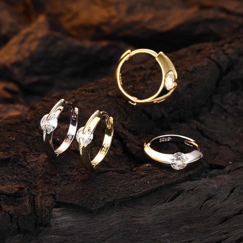Korean Style Synthetic Zircon Ear Cuffs for Women - Sweet and Fresh Design