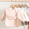 Waterproof Long Sleeve Bib Soft Material Washable Burp Cloth Children PU Bibs  Baby Accessories