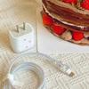 Cherry Frosted Cable Charger Protector Cover For IPad 18W 20W Charger New Data Line Spiral Winder Protective