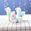 New Cute and Cute Colored Pearl Alpaca Plush Toy Doll Pendant Doll Bag Hanging Decoration