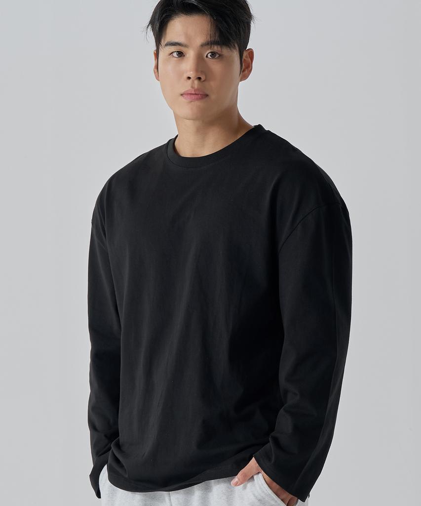 Eopeuleswi [2Pack] Cotton Basic Long Sleeve 2 Colors
