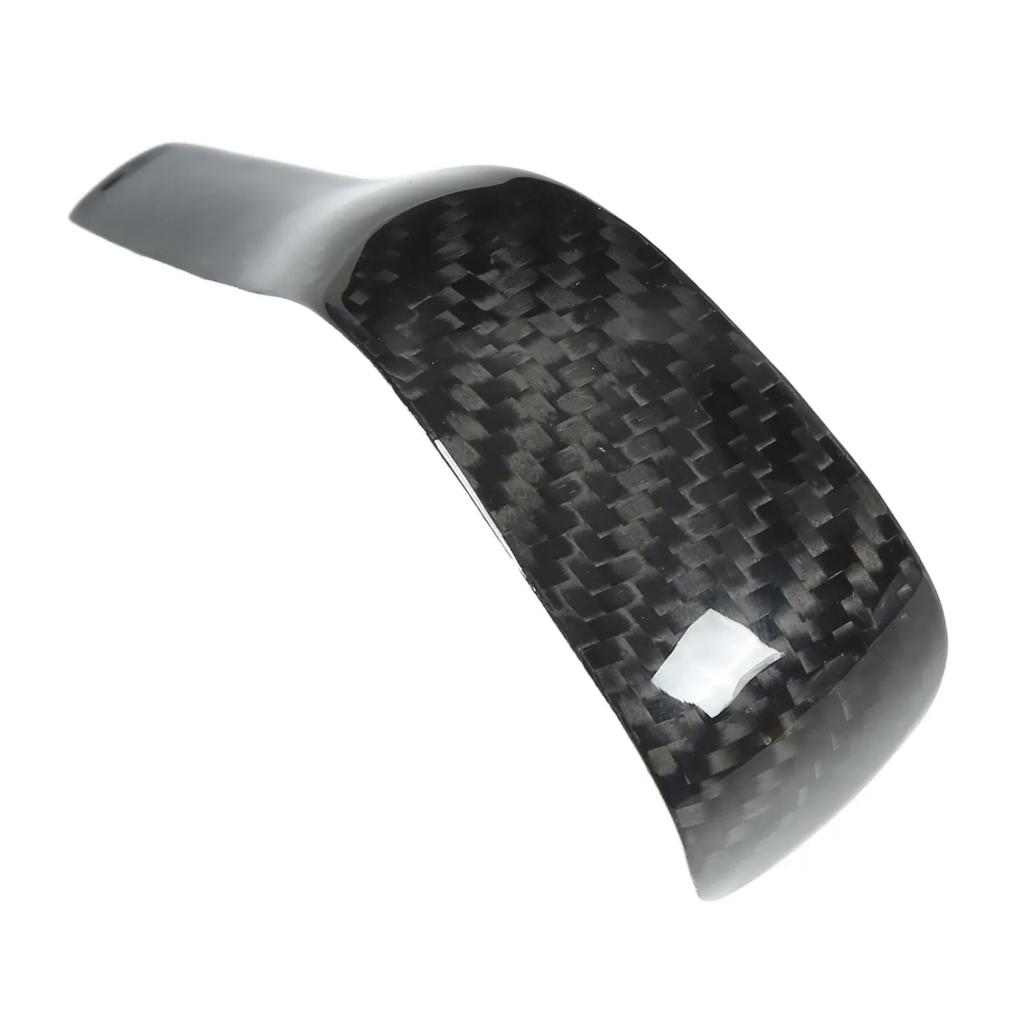 Helder Zwart Interieur Versnellingspookknop Trim Vervanging Koolstofvezel Versnellingspookknop Afdekking voor Porsche Cayenne 958 2011-17