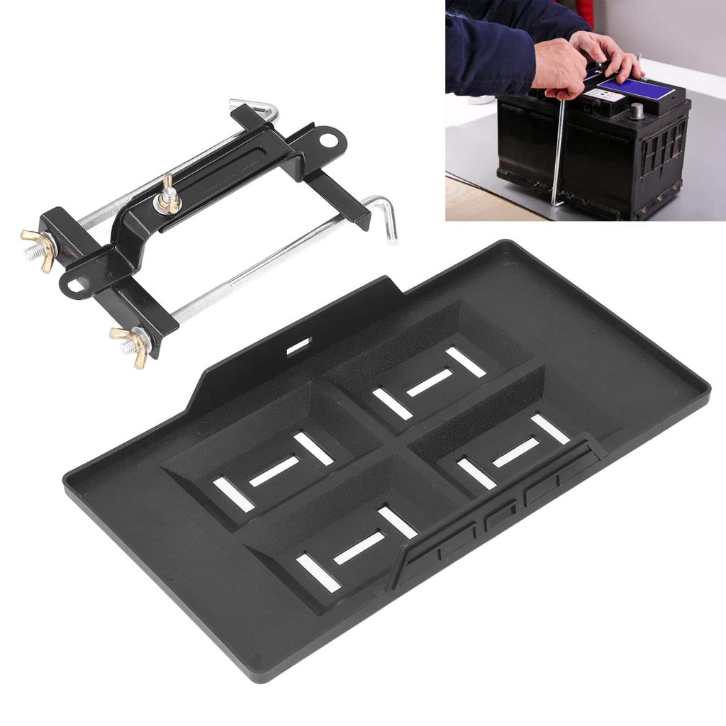 Tray Bracket High Deformation Adjustable Height Kit, Hold-Down Tray, Strength, Black, Resistant,