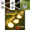 Solar Garden Lawn Light With Led Cobblestone Lamp For Outdoor Landscape Decor