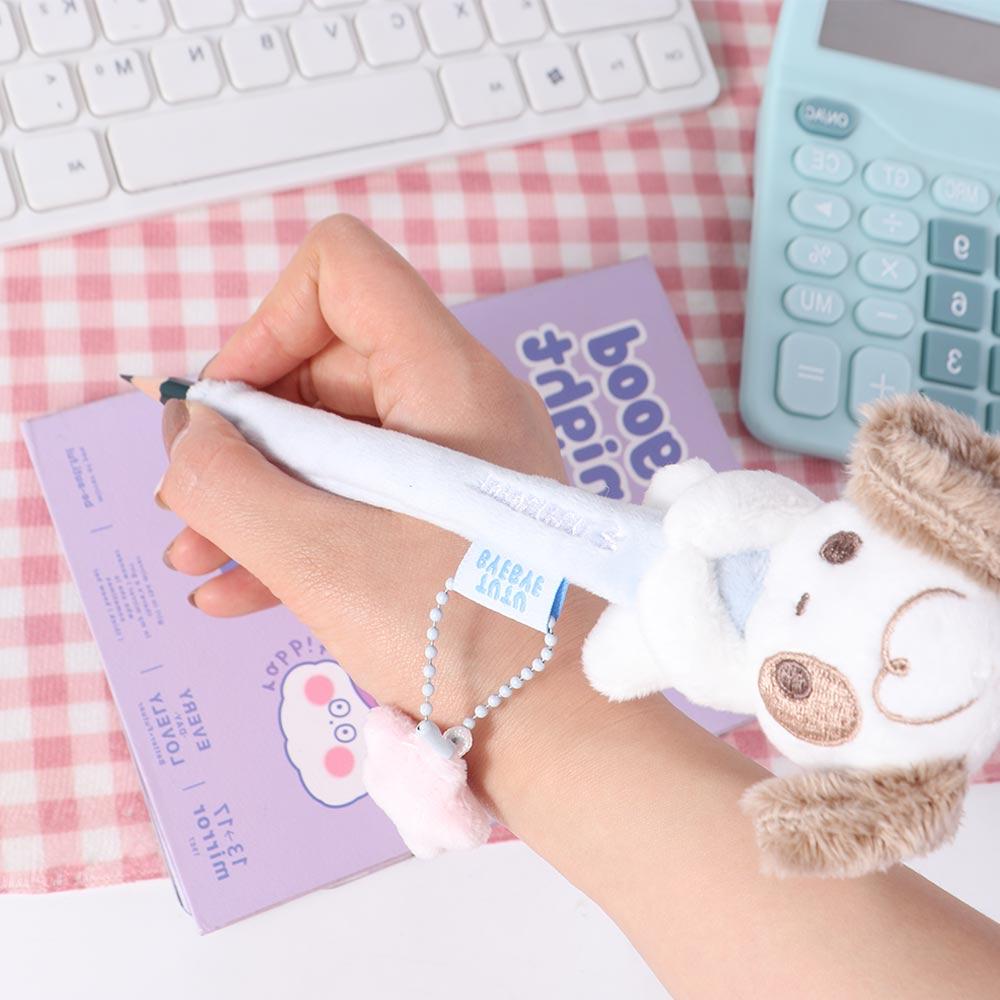 Dog Tablets Pen Protective Case Plush Plush Pencil Sleeve Tablets Pencil Protective Bag  Gel Pen