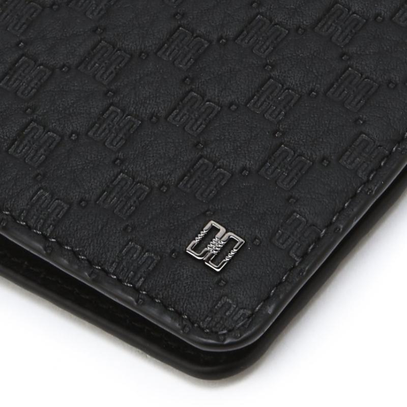 Daks Black European Imported Leather Louis Embossed Dd Pattern Phone Case Dbho6e