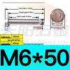 304/201 Stainless Steel Hex Internal Expansion Bolt, Sizes: M6, M8, M10, M12, Length: 70mm