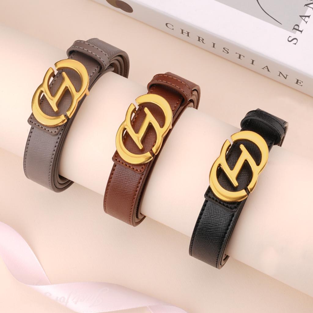 Women's Letter Belt Simple and Versatile Fashion Belt Decoration Korean Version Jeans Belt