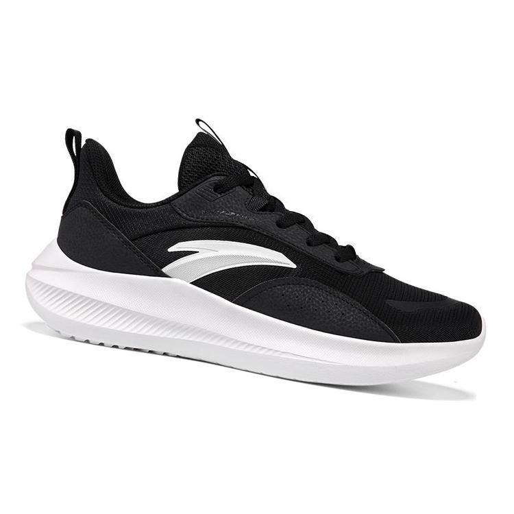 New Anta Non Slip Lightweight Low Top Casual Running Shoes Men's Black 912345512-4