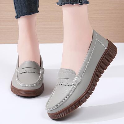 Women Moccasins Driving Shoes Comfort Flats Casual Nurse Loafers Summer Maternity Shoes Large Size