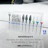 Tungsten Steel Nail Drill Set with Ceramic Grinding Heads for Cuticle Removal and Nail Polishing