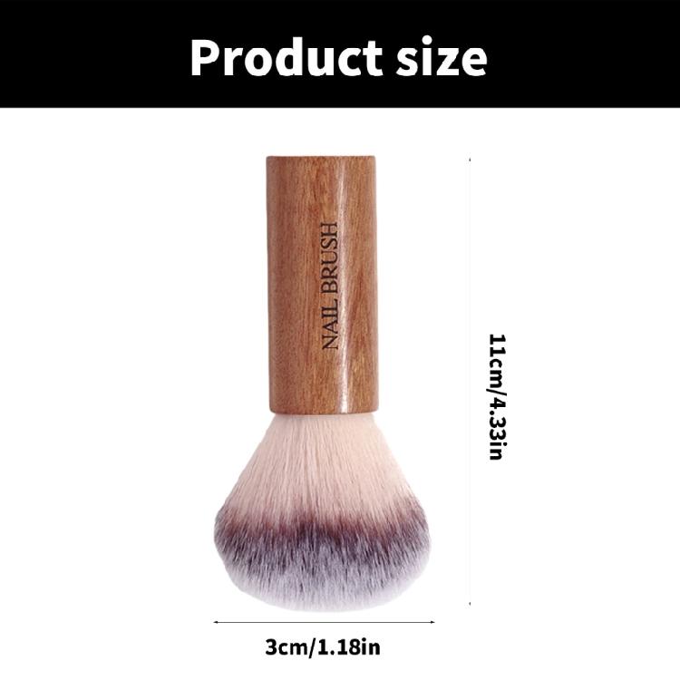 Multifunctional Nails Dust Cleaning Brush With Soft Bristles Loose Powder Brush For Professional And Home Manicure Use