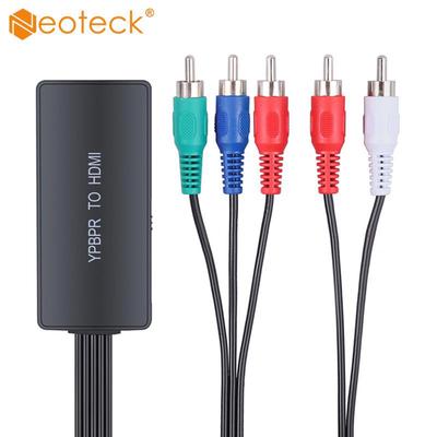 Detectorcatty 5ft HDMI Male to RCA Audio and Video AV Cable Adapter for PS3 PS4 to Wii Male Conversor Cable Adapter