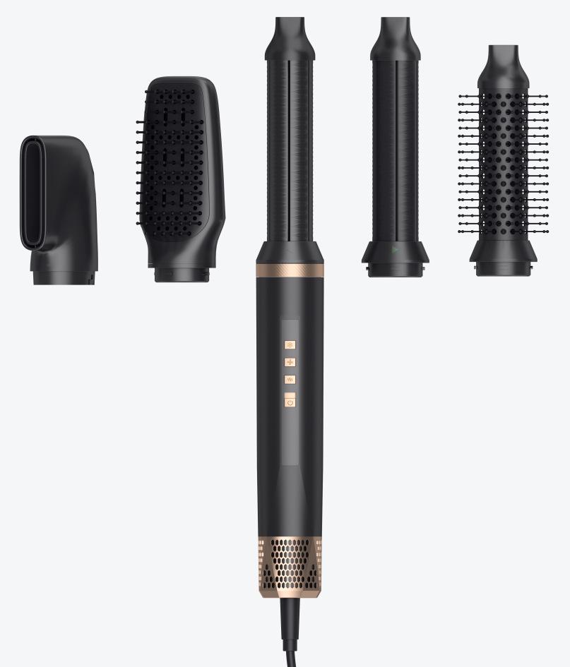 

New Multi-Functional Brushless Hot Air Comb: Ionic Styler & Hair Dryer with Automatic Suction EU Plug