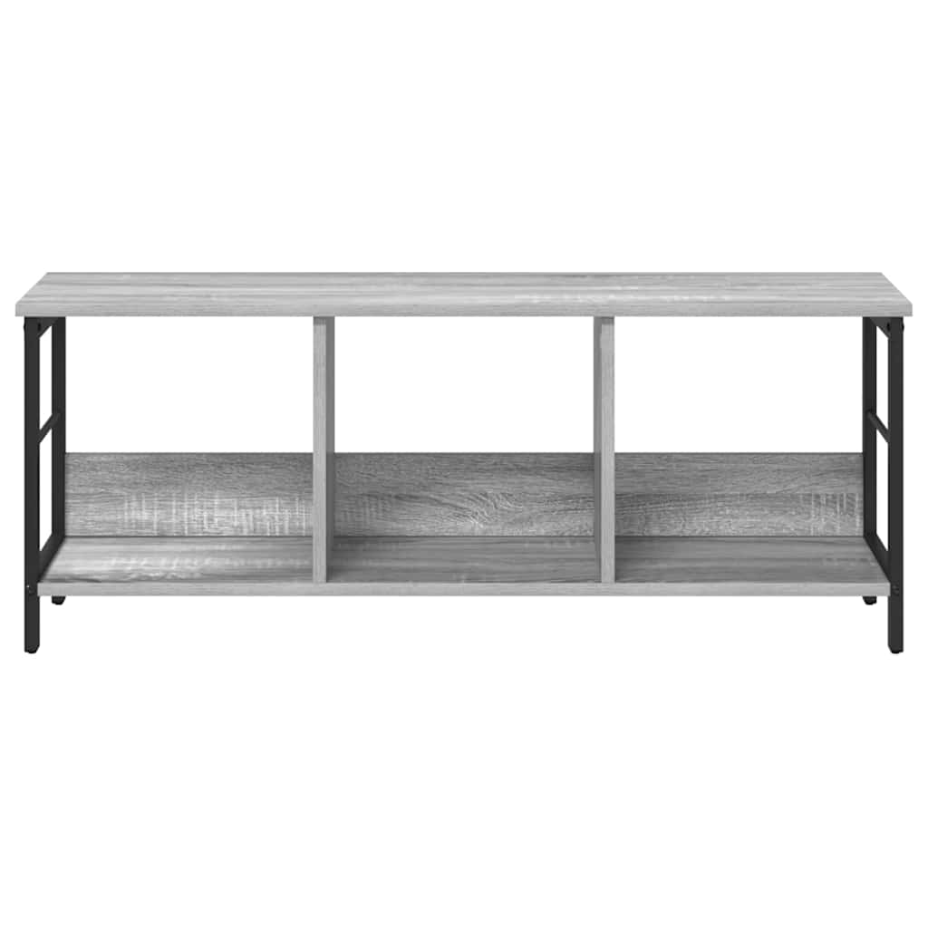 Bookshelf Grey Sonoma 102 x 32 x 40.5 cm Particleboard