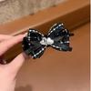 Diamond Flower Hair Claw Clip - Elegant Updo Accessory for Women