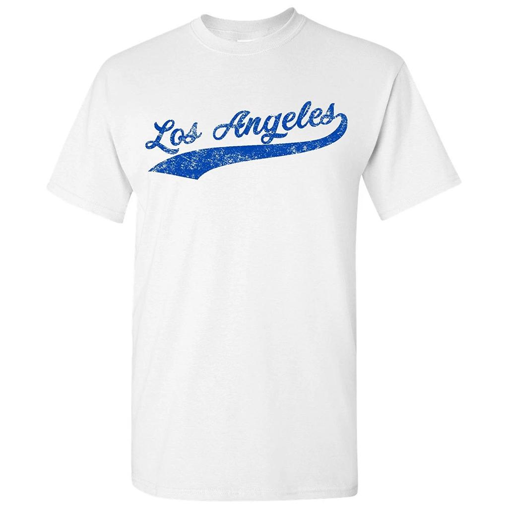 Los Angeles City Baseball Script - Home Run Men's T-Shirt